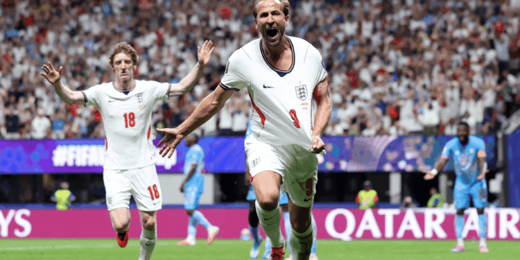 Harry Kane marcou duas vezes no segundo tempo e comandou a reação inglesa após susto no início da partida.