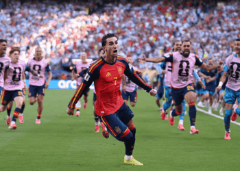 A vitória da Espanha, que garantiu o título mundial, virou motivo de comemoração entre os brasileiros.