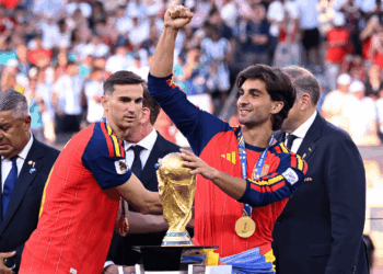 Ferran Torres, marcou o gol da vitória da Espanha por 1 a 0 sobre a Argentina, neste domingo, 19, e se tornou o herói do título mundial.
