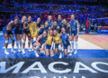 O Brasil venceu o Jap&atilde;o por 3 sets a 1, de virada,