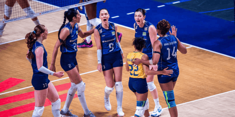 O Brasil está na final da Liga das Nações Feminina de vôlei. Neste sábado, 25, a seleção brasileira venceu a Itália por 3 sets a 2.