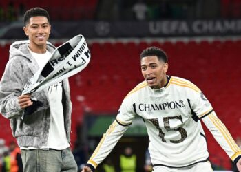 Jude e Jobe Bellingham chamam aten&ccedil;&atilde;o pela semelhan&ccedil;a f&iacute;sica e pela trajet&oacute;ria no futebol europeu