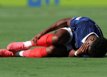 Tchouaméni segue em recuperação de uma lesão muscular e pode desfalcar a Seleção da França no confronto contra o Marrocos.