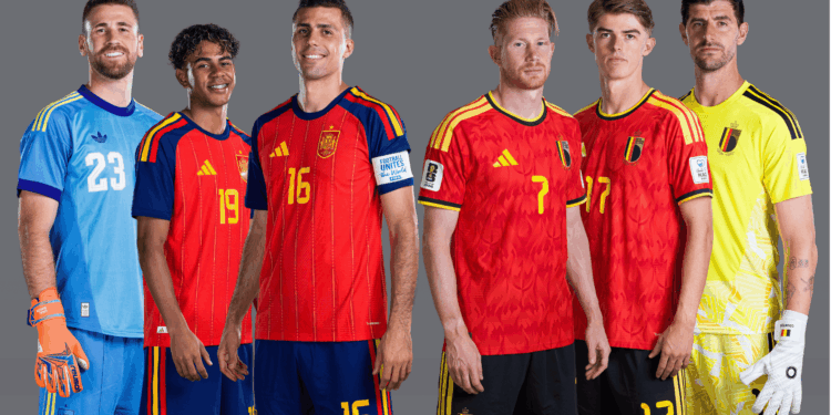 Espanha e Bélgica entram em campo nesta sexta-feira, 10, às 16h (de Brasília), pelas quartas de final da Copa do Mundo de 2026.