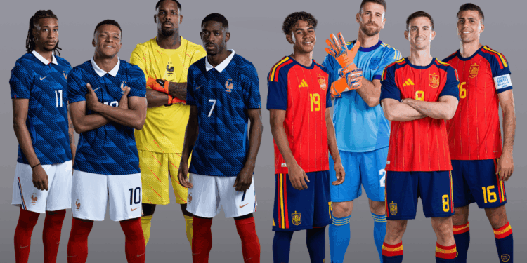 França e Espanha entram em campo nesta terça-feira, 14, às 16h, pela semifinal da Copa do Mundo de 2026. O confronto vale vaga na final.