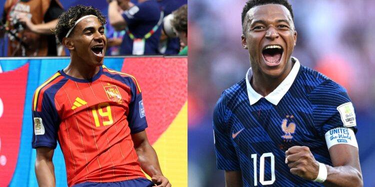 Yamal e Mbappe voltam a se enfrentar, agora pela primeira vez em uma semifinal de Copa do Mundo