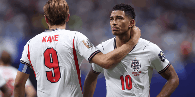 Web detona escalação da Inglaterra sem Bellingham e Kane: "Time reserva"