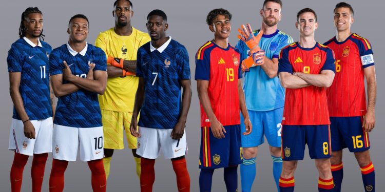 França e Espanha confirmam escalações para a semifinal da Copa do Mundo