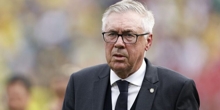 Carlo Ancelotti em Brasil x Noruega