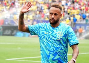 Neymar em jogo da Seleção Brasileira