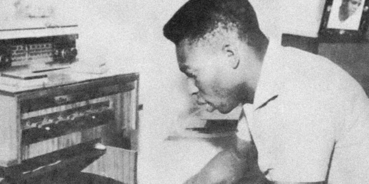 Foto de Pelé em 1958