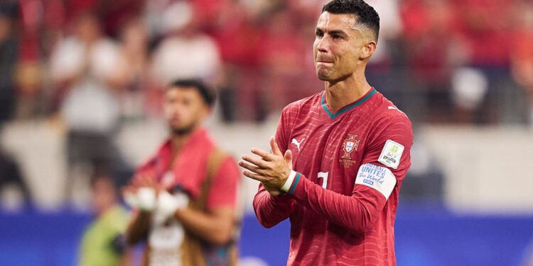 Cristiano Ronaldo após eliminação de Portugal