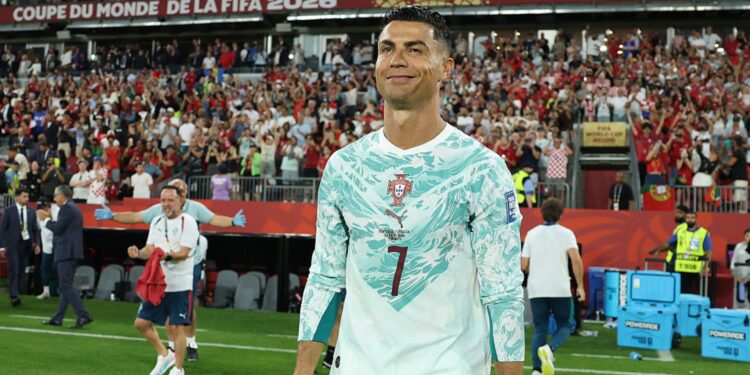 Cristiano Ronaldo após jogo de Portugal