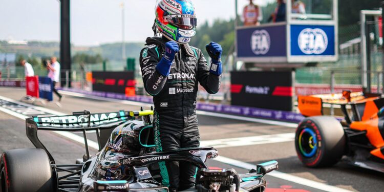Kimi Antonelli no Circuito de Spa-Francorchamps