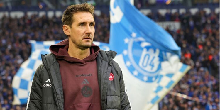 Hoje, Klose é treinador do Nürnberg