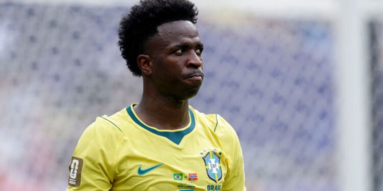 Vini Jr em jogo do Brasil na Copa do Mundo