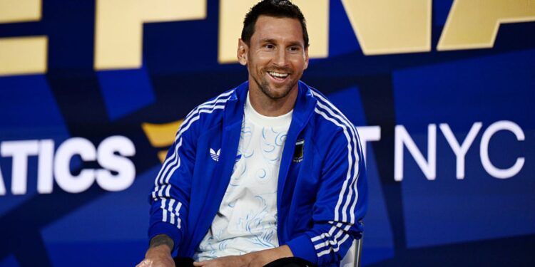 Messi em evento da Fifa