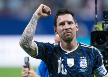 Messi após classificação da Argentina contra a Inglaterra