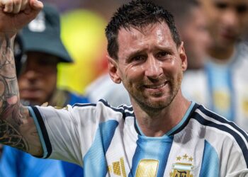 Messi emocionado após vitória da Argentina