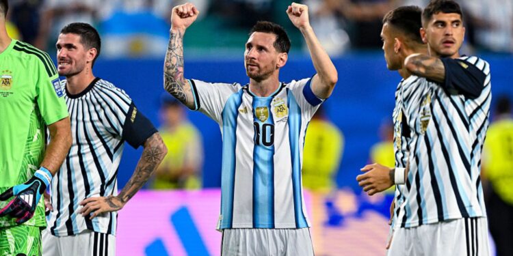 Messi após vitória da Argentina