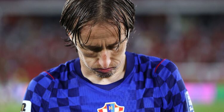 Modric após eliminação da Croácia