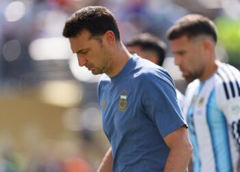 Lionel Scaloni após derrota da Argentina