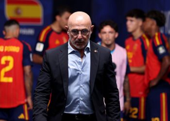 Luis de la Fuente em jogo da Espanha