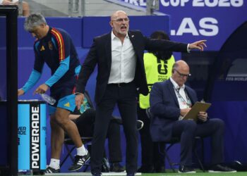 Luis de la Fuente em França x Espanha