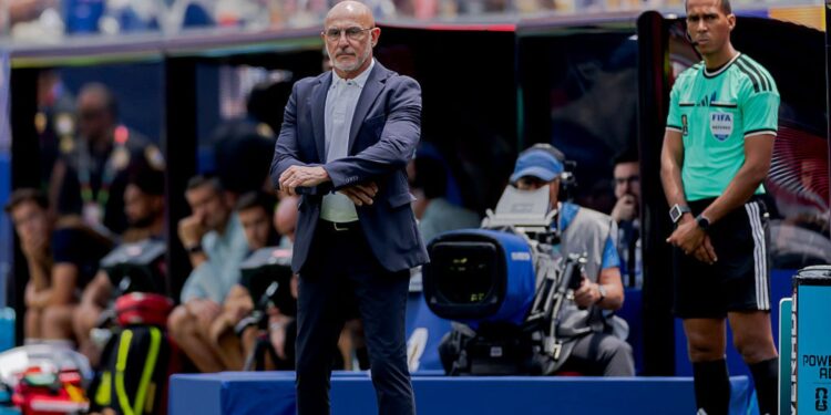 Luis de la Fuente em jogo da Espanha